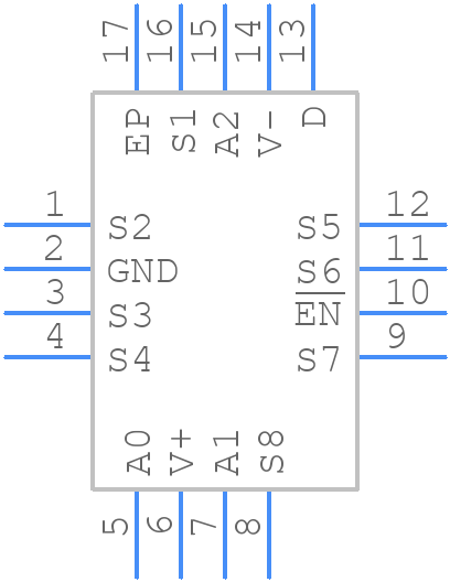 DG9408EDN-T1-GE4 - Vishay - PCB symbol