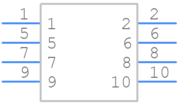 MEC2-05-01-L-DV - SAMTEC - PCB symbol