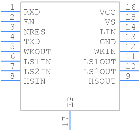 ATA663331-GDQW - Microchip - PCB symbol