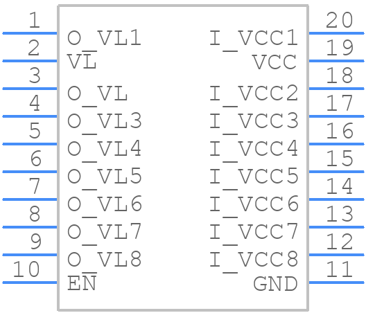 MAX3012EUP - Analog Devices - PCB symbol