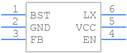 BD9G102G-LB - ROHM Semiconductor - PCB symbol