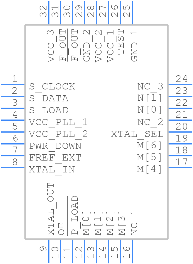 MPC9239FA - Renesas Electronics - PCB symbol