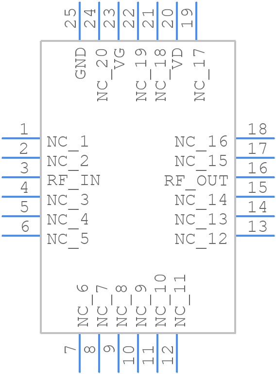 QPA2611 - Qorvo - PCB symbol