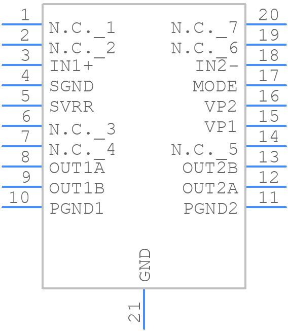 TDA1517ATW/N1 - NXP - PCB symbol