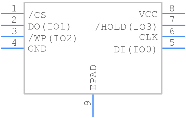 W25M02GVZEIG - Winbond - PCB symbol