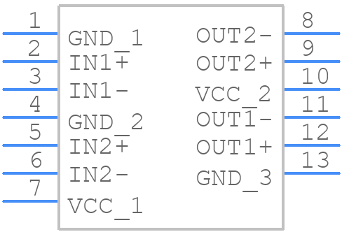 MAX40027ATC/VY+ - Analog Devices - PCB symbol