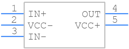 TSV611AICT - STMicroelectronics - PCB symbol