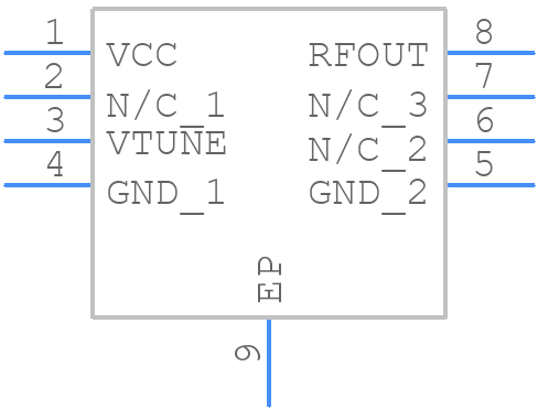 HMC358MS8GETR - Analog Devices - PCB symbol