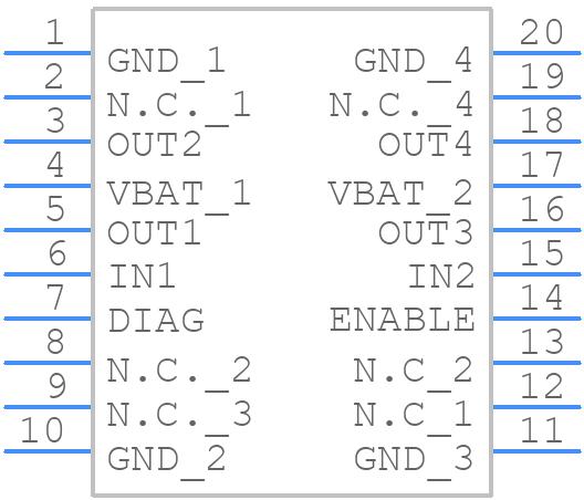 L9930PD13TR - STMicroelectronics - PCB symbol