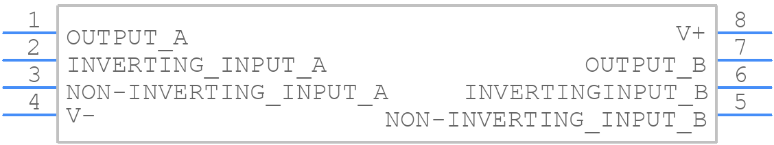 LF353MX - Texas Instruments - PCB symbol