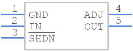 LT1964ES5-SD#PBF - Analog Devices - PCB symbol