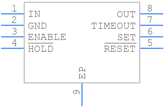 MAX6767TALD2+T - Analog Devices - PCB symbol
