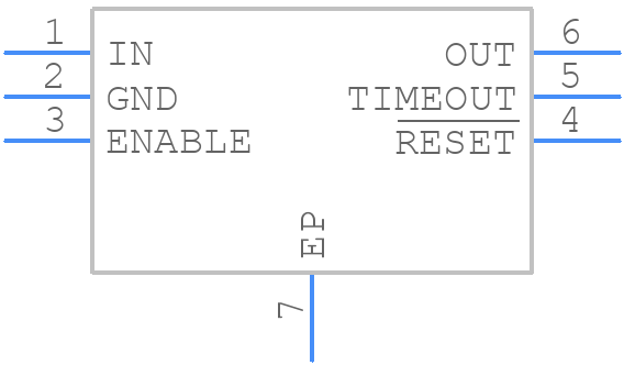 MAX6765TTSD2+T - Analog Devices - PCB symbol