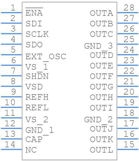 EL5325AIREZ-T7 - Renesas Electronics - PCB symbol