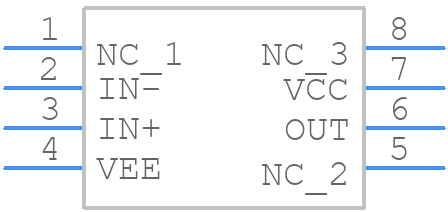 MAX4012ESA+T - Analog Devices - PCB symbol