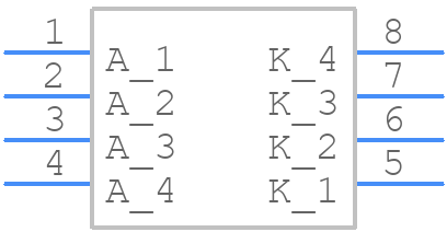 555-5007F - Dialight - PCB symbol