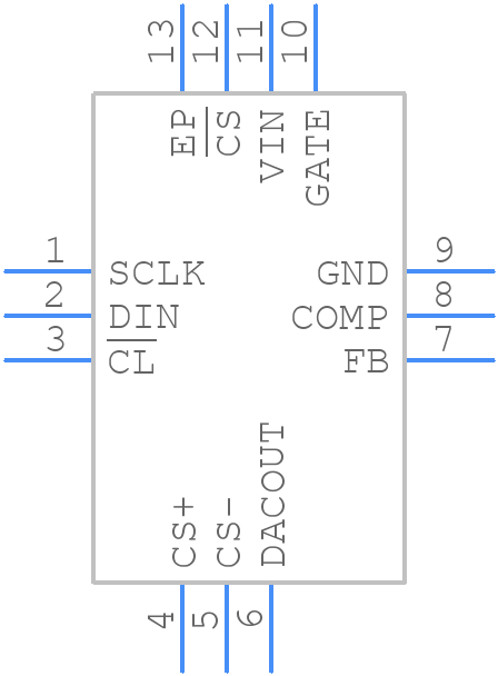 MAX1932ETC - Analog Devices - PCB symbol