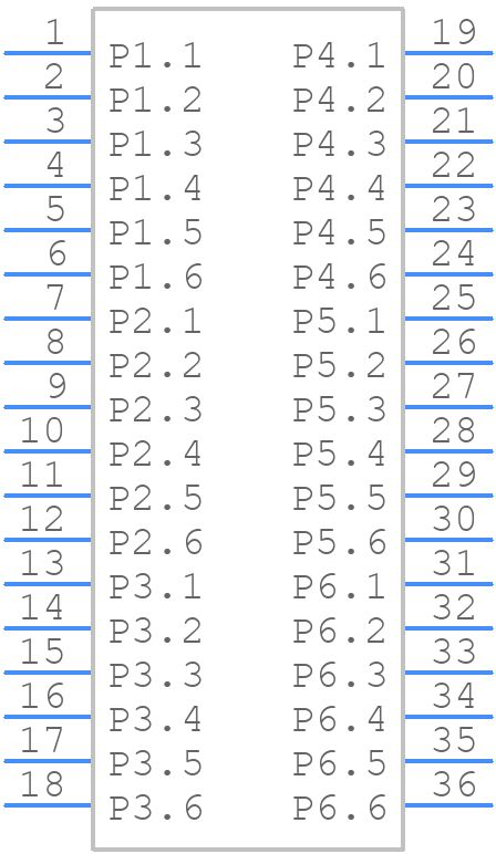 MPT-06-6.30-01-L-V-LC - SAMTEC - PCB symbol