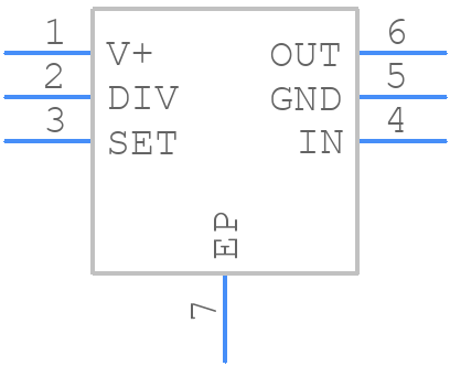 LTC6994CDCB-1#TRMPBF - Analog Devices - PCB symbol