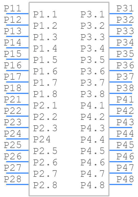 PES-04-01-S-VT-LC - SAMTEC - PCB symbol