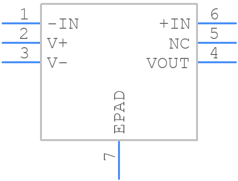 LT6105IDCB#TRMPBF - Analog Devices - PCB symbol