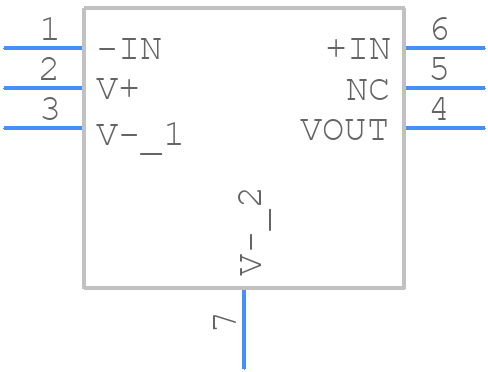 LT6105IDCB#TRPBF - Analog Devices - PCB symbol