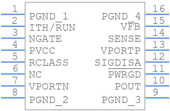 LTC4267CGN-1#TRPBF - Analog Devices - PCB symbol
