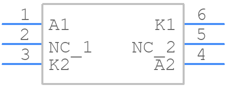 BAS70-09P6FILM - STMicroelectronics - PCB symbol