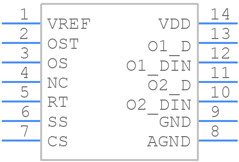 UCC28231PW - Texas Instruments - PCB symbol