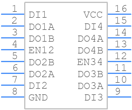 LTC487CSW#TRPBF - Analog Devices - PCB symbol