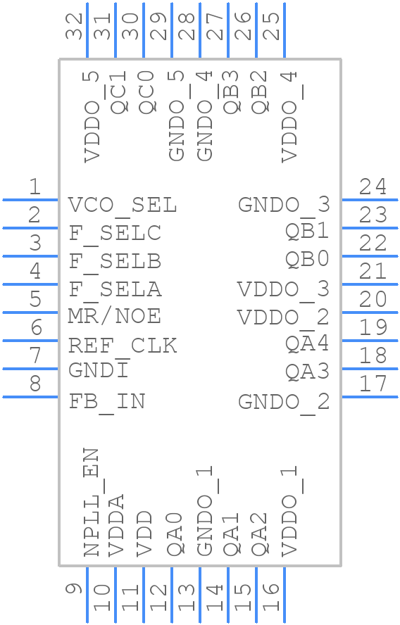 87952AYI-147LFT - Renesas Electronics - PCB symbol