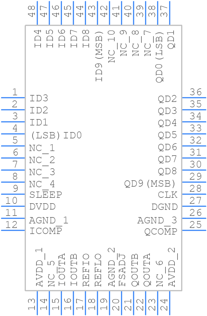 ISL5729INZ - Renesas Electronics - PCB symbol