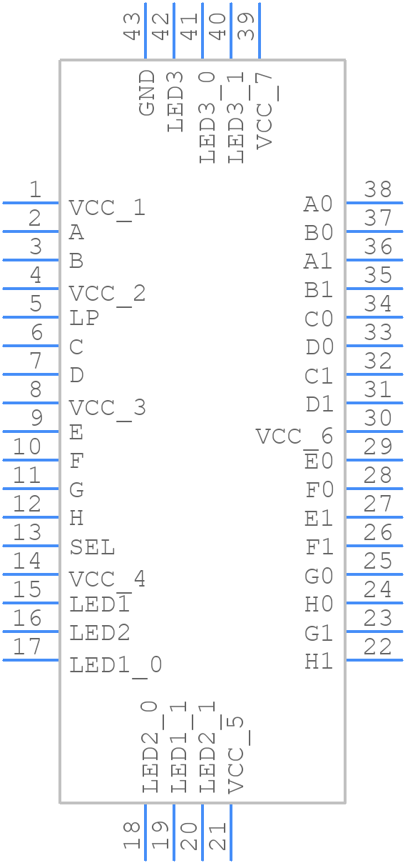 STMUX1800EQTR - STMicroelectronics - PCB symbol