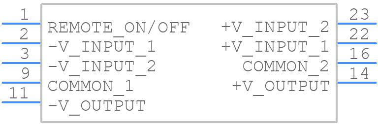 EC6AW-110D05 - Cincon - PCB symbol