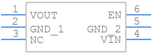 MIC94092YC6-TR - Microchip - PCB symbol
