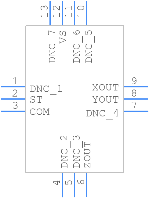 ADXL316WBCSZ - Analog Devices - PCB symbol