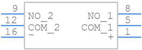 DSP-2ADC24V - Panasonic - PCB symbol