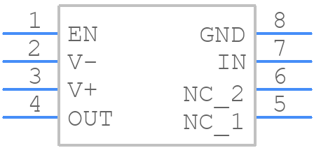 HA4600CB - Renesas Electronics - PCB symbol