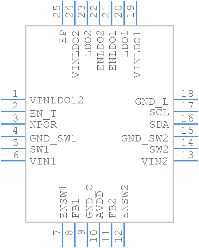 LP3907SQX-VRZX/NOPB - Texas Instruments - PCB symbol