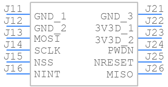 WIZ820IO - Wiznet Technology - PCB symbol