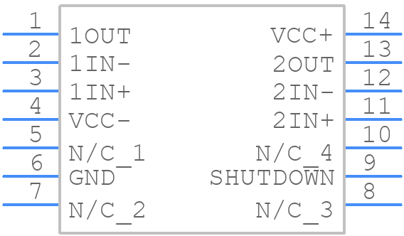 THS3125IDRG4 - Texas Instruments - PCB symbol