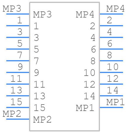 52559-1552 - Molex - PCB symbol