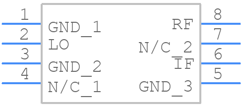 HMC272AMS8E - Analog Devices - PCB symbol