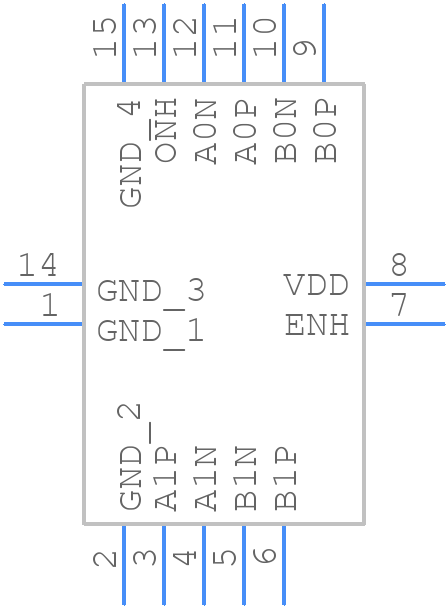 CBTL02GP023HOZ - NXP - PCB symbol