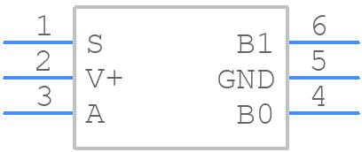 DG4157EDN-T1-GE4 - Vishay - PCB symbol