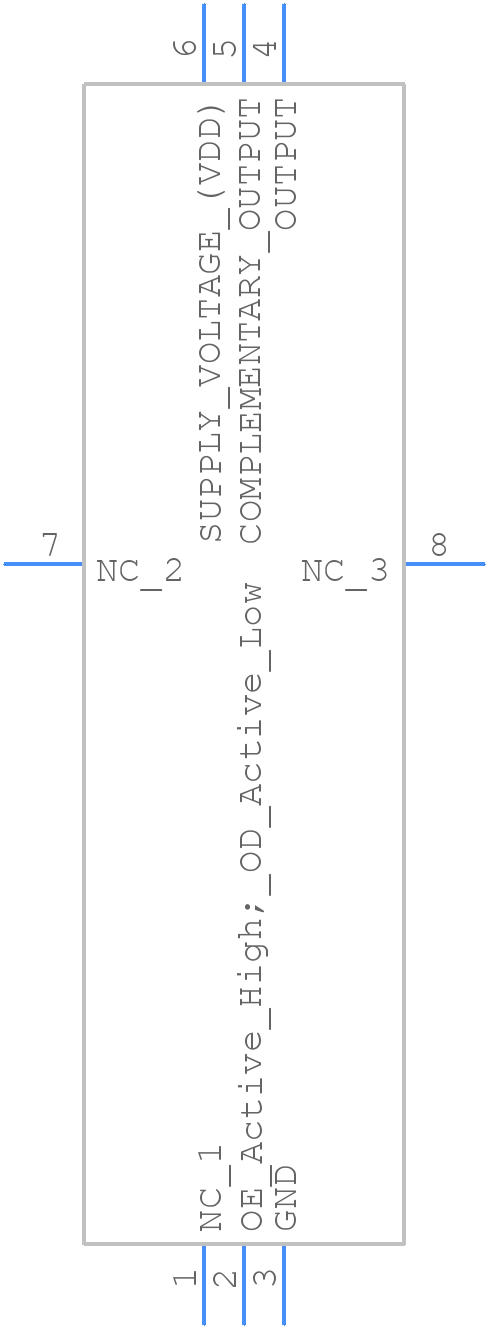 AX5MCF3-960.0000C - ABRACON - PCB symbol