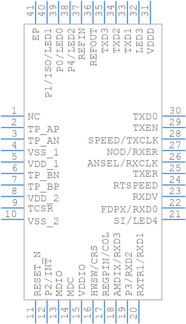 1894KI-44LF - Renesas Electronics - PCB symbol