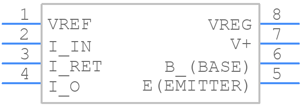 XTR115U/2K5G4 - Texas Instruments - PCB symbol