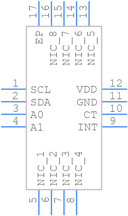 ADT7422CCPZ-RL7 - Analog Devices - PCB symbol