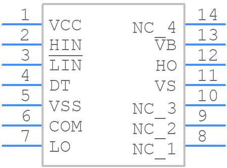 IR21084PBF - Infineon - PCB symbol